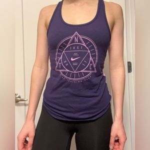 Nike Purple Racerback Tank Top